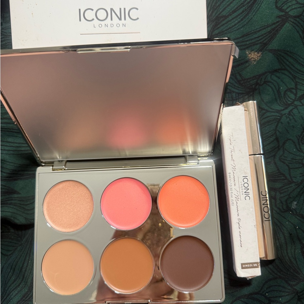 Iconic London Face Palette & mascara bundle